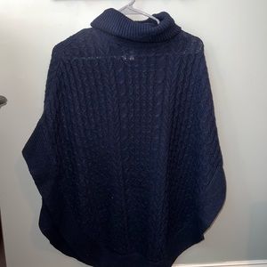 Women’s navy coverall/poncho.